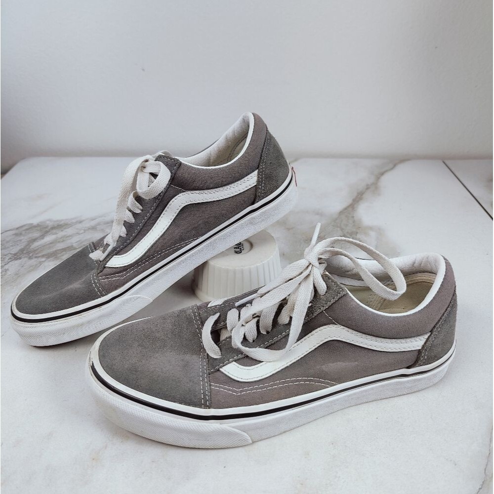 Vans Unisex Old Skool 36 Dx Gray Suede Canvas Sneakers Skate Tennis Shoes, Sz 8 - Picture 5 of 11